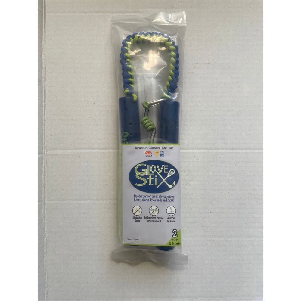 Glove Stix Sport Deoderizers 2 Sticks and inserts sealed package